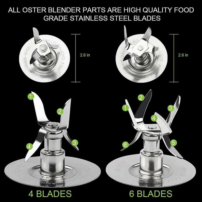Replacement Parts for Oster & Osterizer Blender Ice Blades Gasket