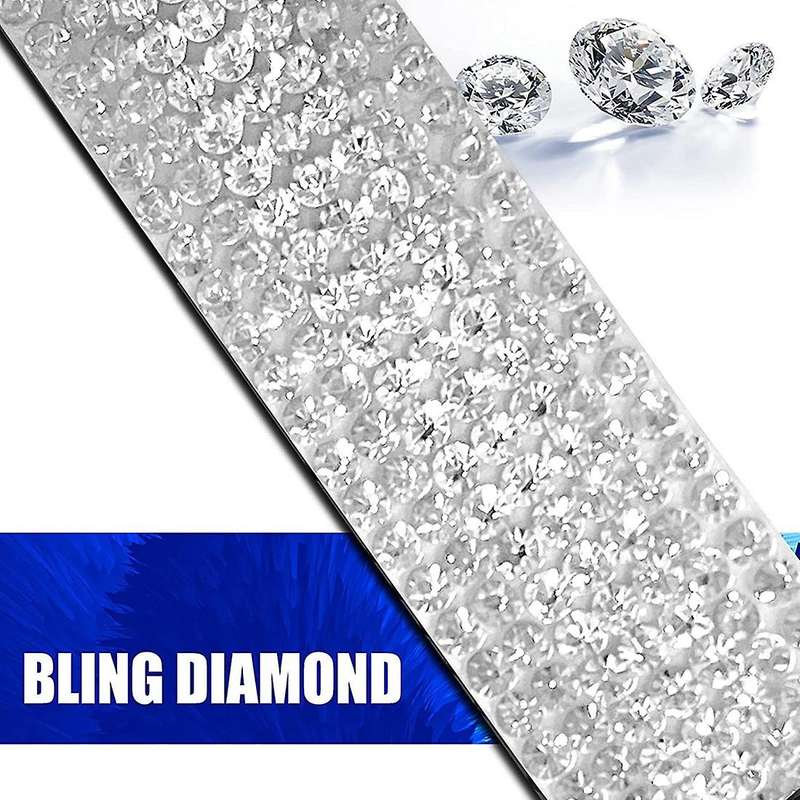 Car Door Handle Protector Rhinestone Bowl Cover 10pcs,silver