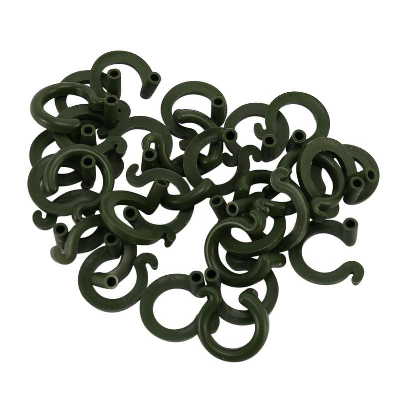 30pcs Plant Support Stake with 20 Pcs Cage Support Rings for Tomatoes