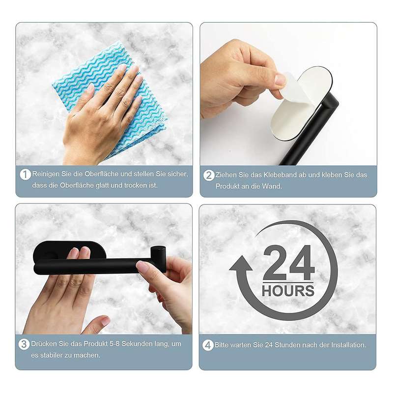 Toilet Roll Holder No Drilling Toilet Roll Holder