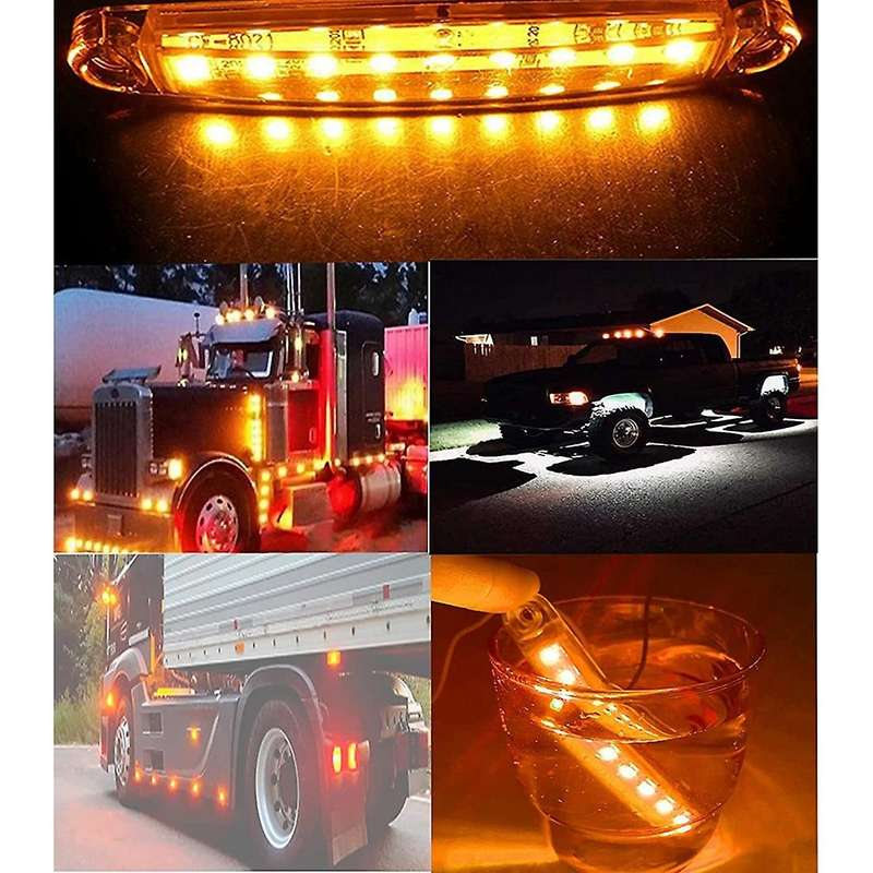 10pcs Car Underglow Lights Led Wheel Lights Rock Lights ,yellow