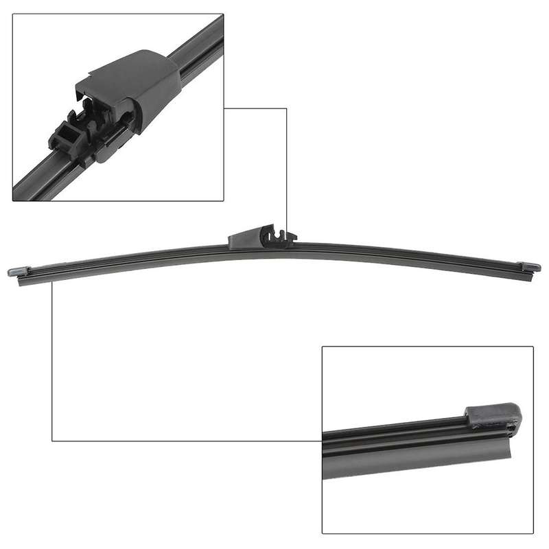 Rear Wiper Arm & Blade Car Windshield Set for Tiguan 2007-2015