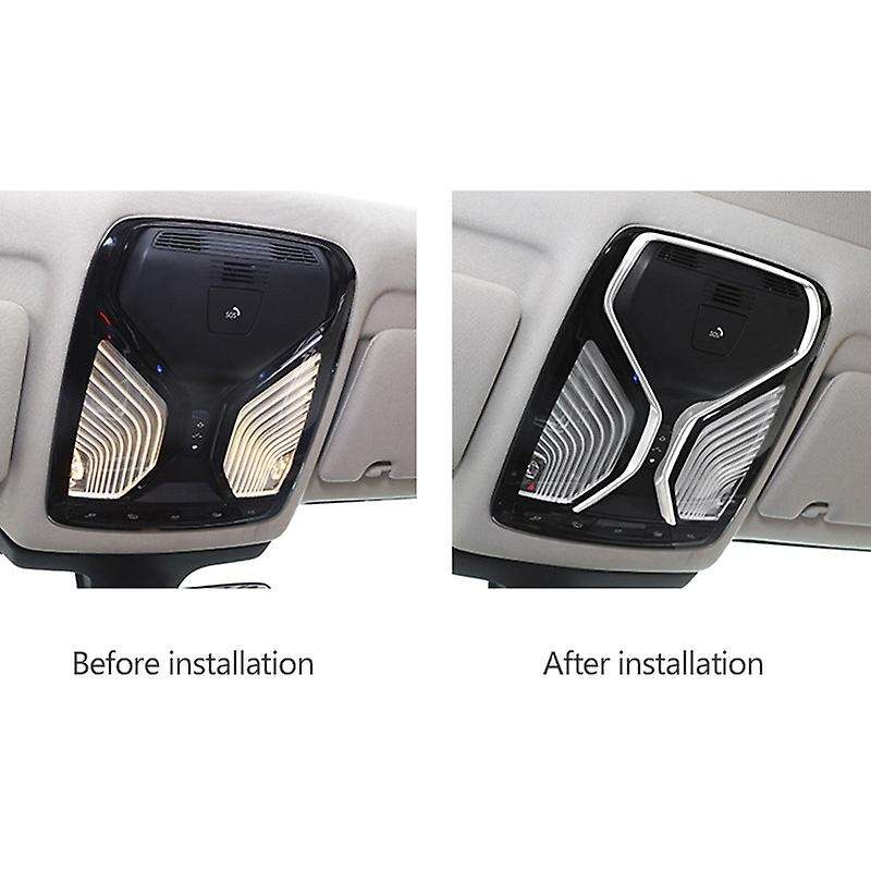 1x Silver Reading Light Chrome Cover for Bmw 5 Series G30 X4 G02 G11