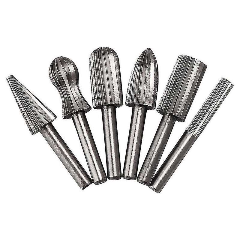 Carbide Burr Set 6pcs,carving Knife for Woodworking, Metal Carving