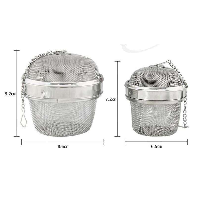 4pcs Ball Infuser,2 Sizes Extra Infuser with Hook,for Spice,tea,etc