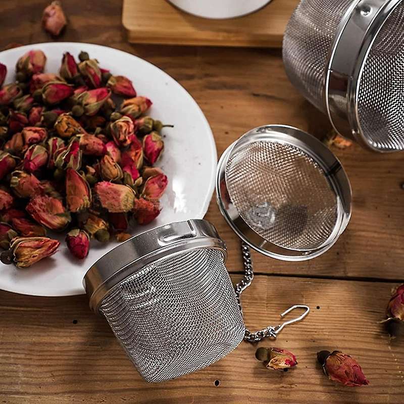4pcs Ball Infuser,2 Sizes Extra Infuser with Hook,for Spice,tea,etc