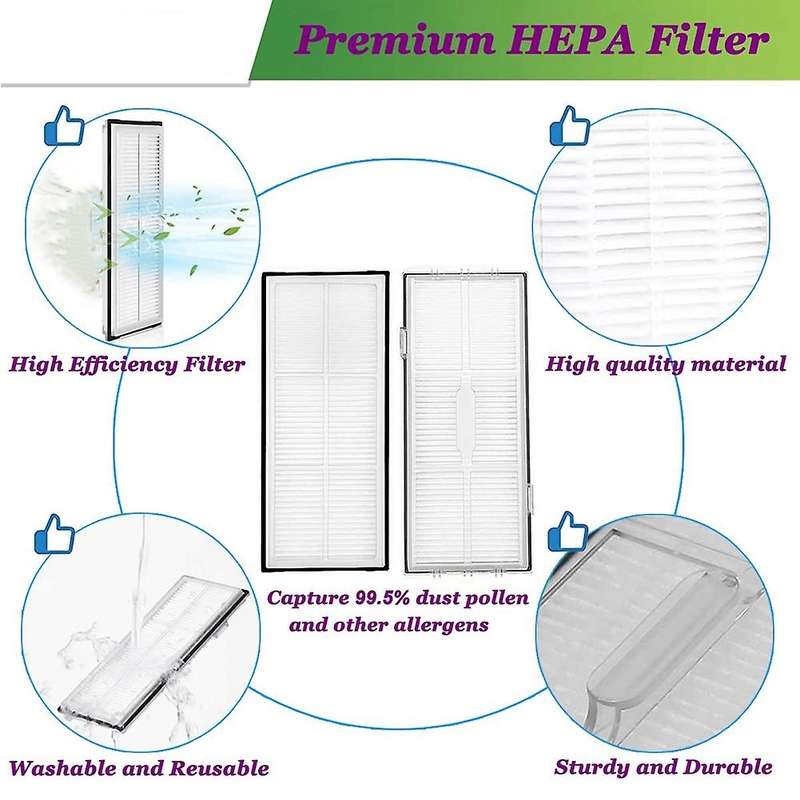 Roller Brush Side Brushes Hepa Filters for Xiaomi S7 T7s T7plus G10