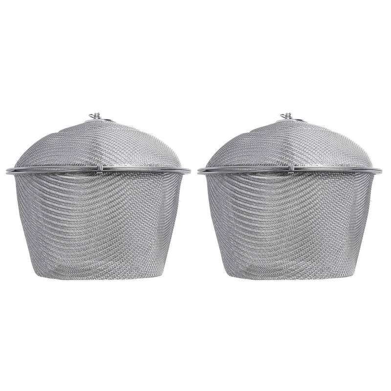 Stainless Steel Twist Lock Mesh Tea Ball Tea Infuser with Hook Chain
