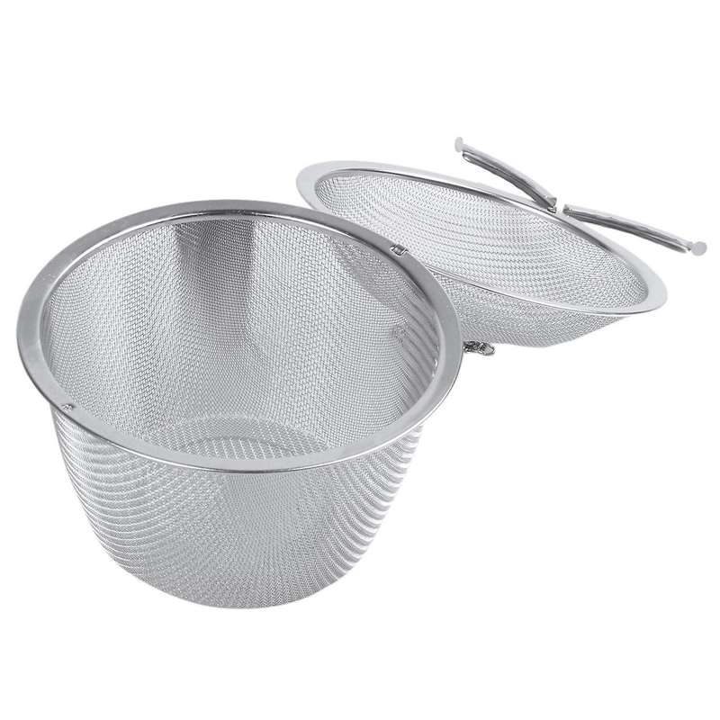 Stainless Steel Twist Lock Mesh Tea Ball Tea Infuser with Hook Chain