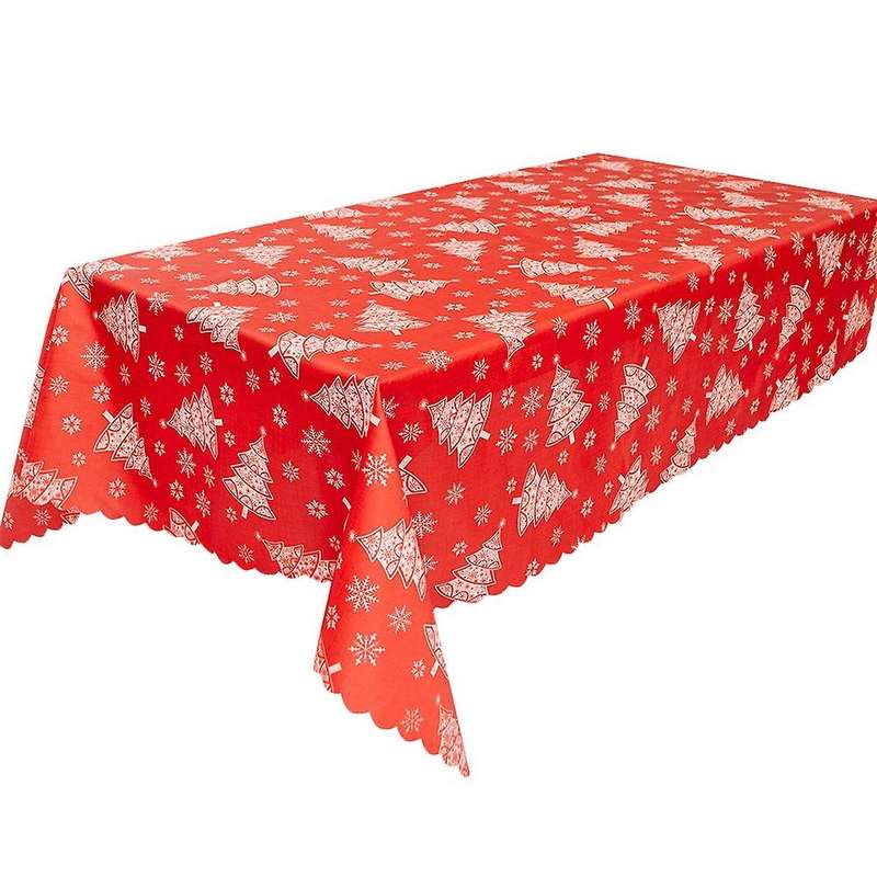 Christmas Tablecloth, Table Cloth Rectangular, 56inch X 70inch, C