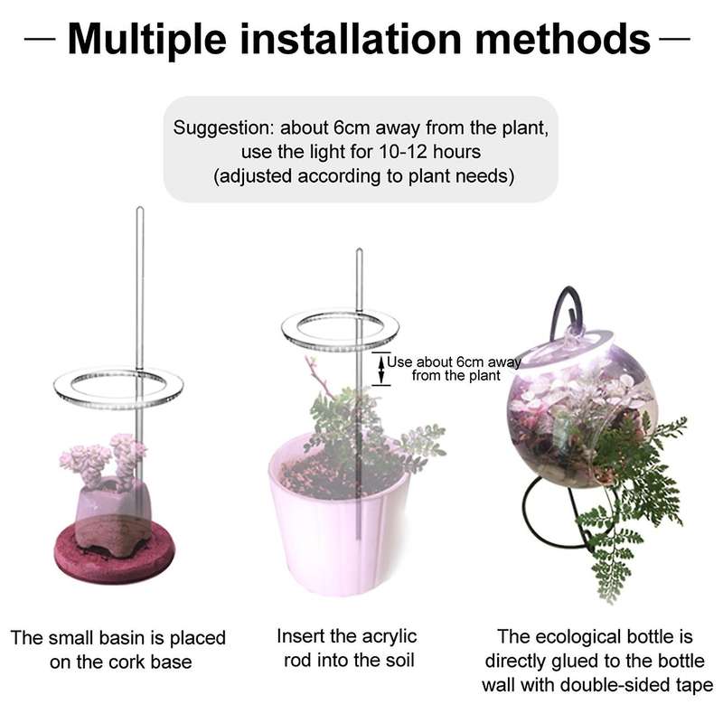 Ring Grow Light Dc5v Usb Phytolamp for Plants Led Full Spectrum F