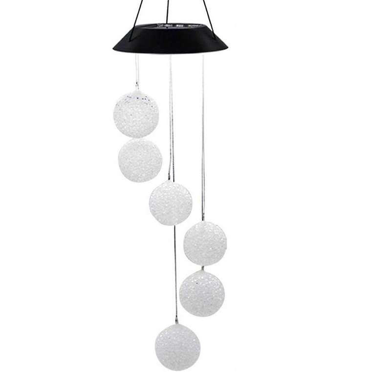 Solar Ball Light Led Colour Changing Garden Yard Hanging Decoration