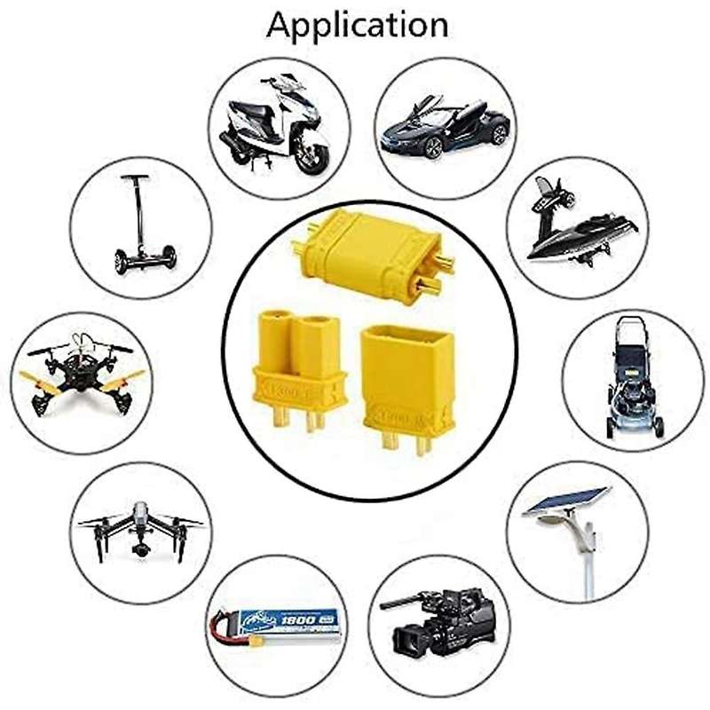 Xt30 Male Female Battery Connectors Xt30u Male Female Connectors