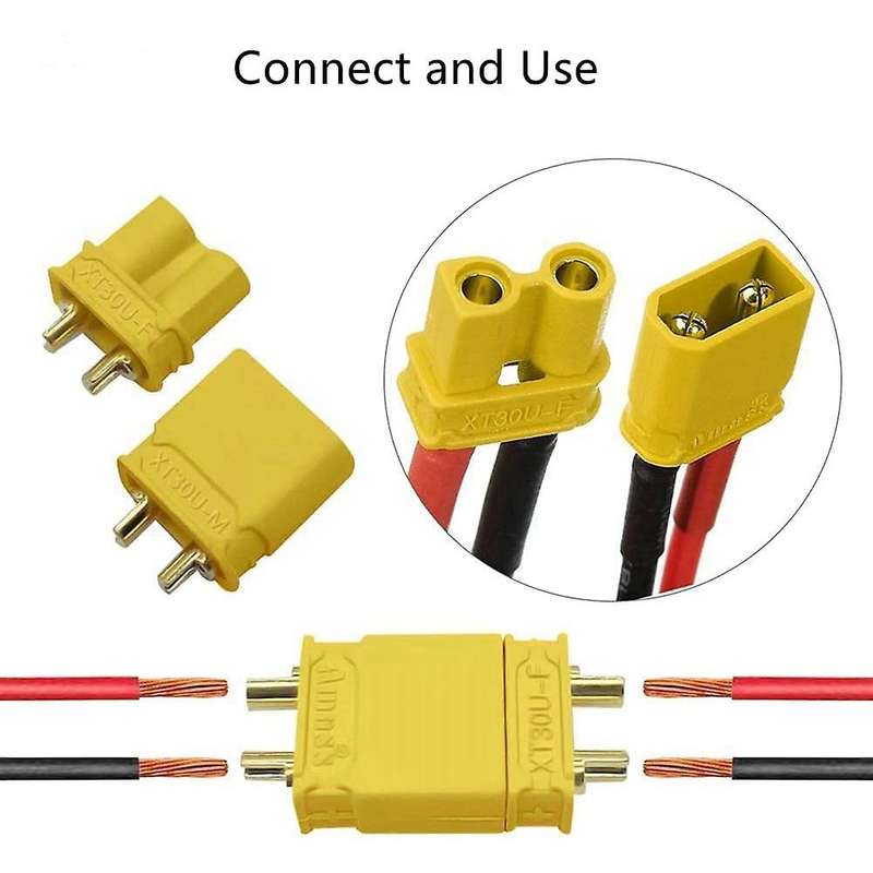 Xt30 Male Female Battery Connectors Xt30u Male Female Connectors