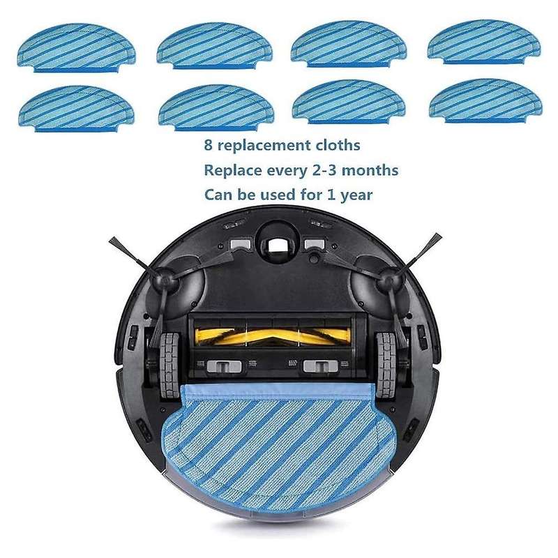 Washable Cleaning Cloth for Ecovacs Deebot Ozmo 950 Ozmo 920 8 Pieces