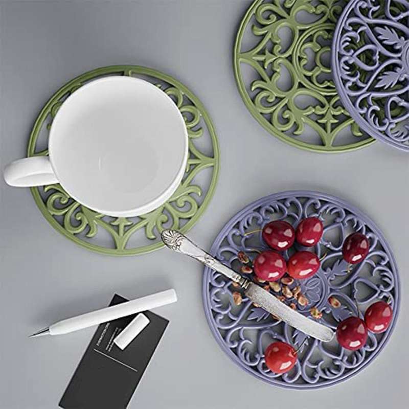 Mandala Coaster Resin Molds 2pcs Large Silicone Coaster Molds