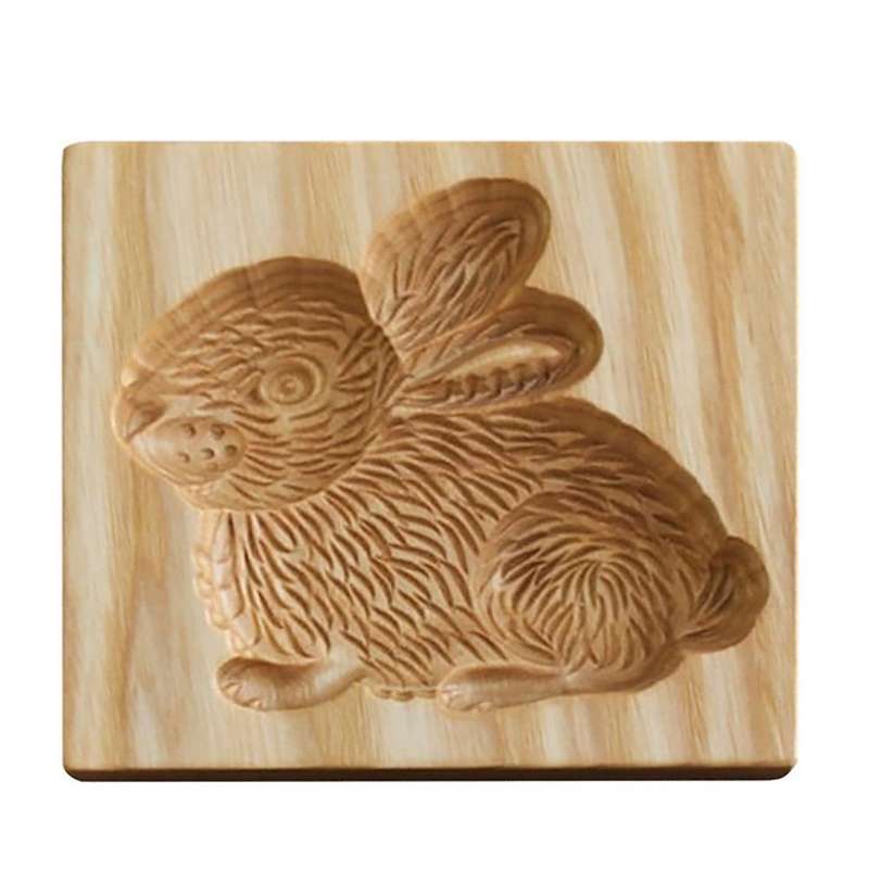 Cookie Mold Shortbread Mold Wooden Shortbread Mold(rabbit)