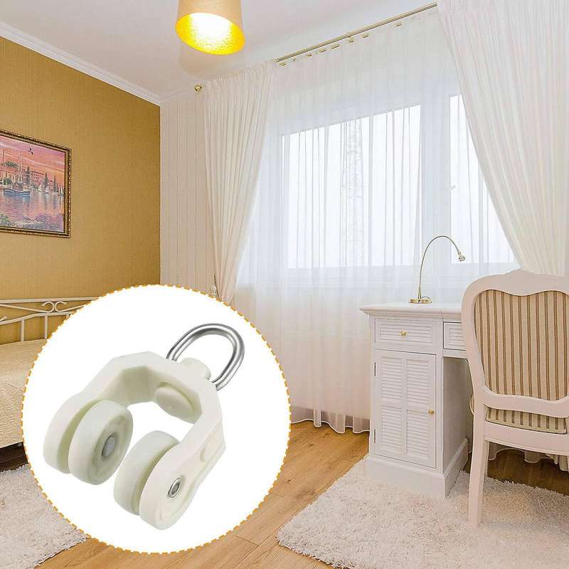 Ceiling Curtain Track Flexible Bendable Curtain Track Rollers