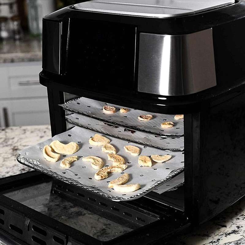 Perforated Parchment Liners for Air Fryer Toaster,100pcs,11.5 X 10 In