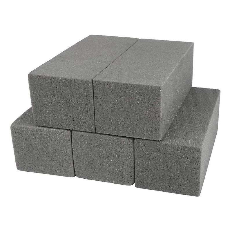 5 Pcs Floral Foam Blocks Brick Flower for Artificial Layout Diy Craft