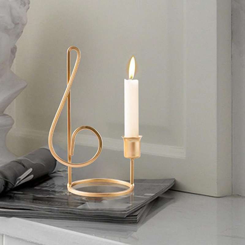 Metal Wrought Iron Candle Holder Hotel Wedding Decoration Props A