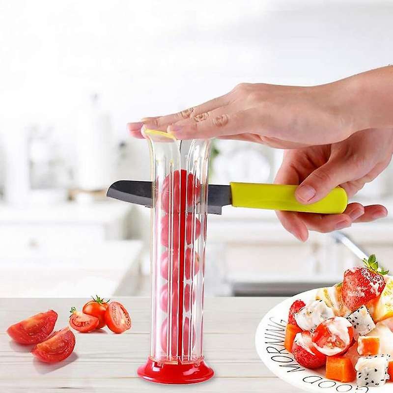 2pcs Tomato Zip Slicer Kitchen Accessories for Pizza Kids Food