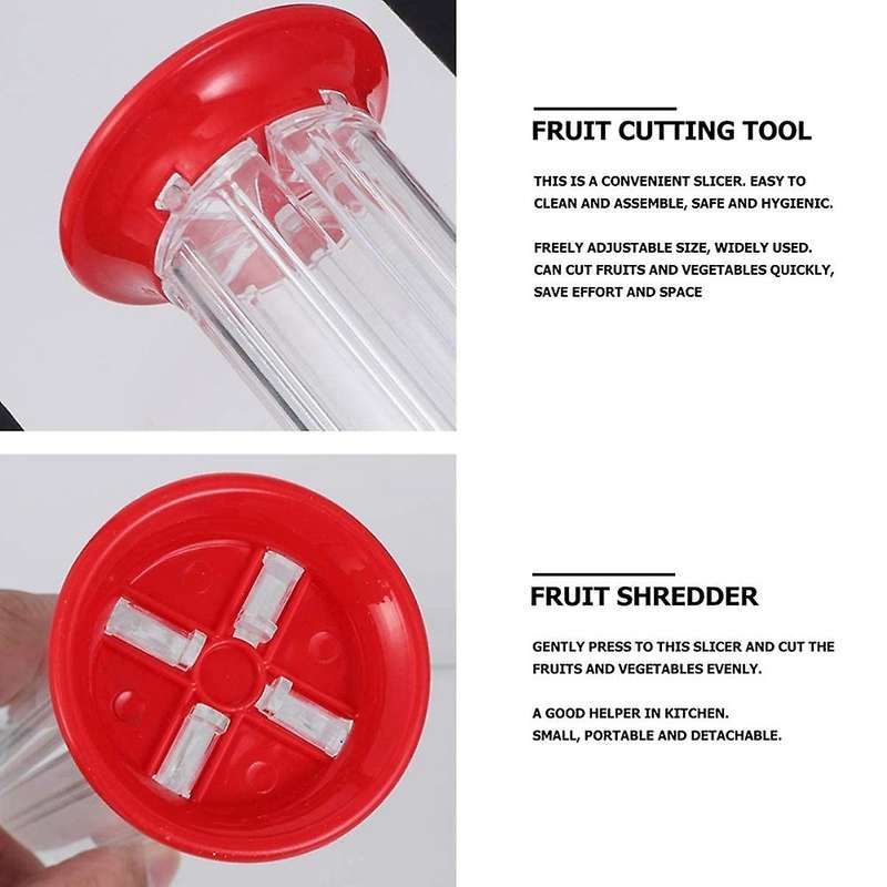 2pcs Tomato Zip Slicer Kitchen Accessories for Pizza Kids Food