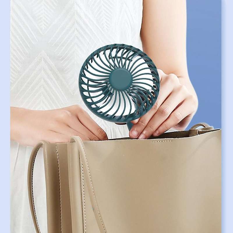 Usb Desk Fan Rechargeable with Night Light,for Office Home Table