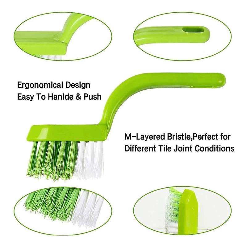 Grout,(5 In 1)grout Cleaner Brush,tile Joint Scrub Brush with Handle