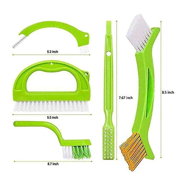 Grout,(5 In 1)grout Cleaner Brush,tile Joint Scrub Brush with Handle