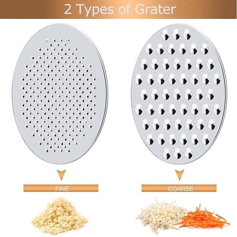 Grater with Food Storage Container for Ginger, Box Grater Red