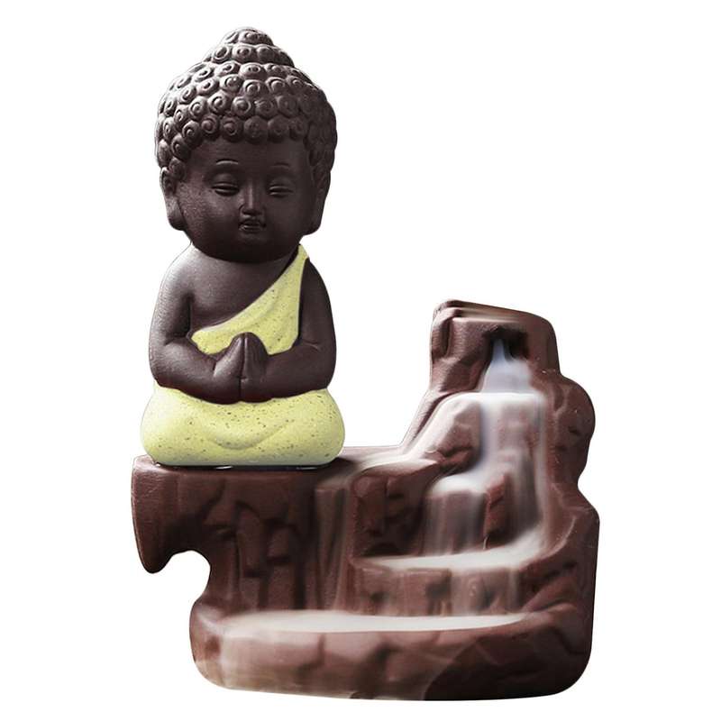 Incense Burner Backflow Creative Indoor Sandalwood Decoration C