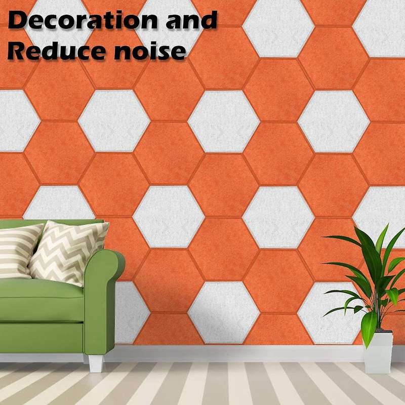 Hexagon Acoustic Panels Sound Proof Padding for Recording Studio