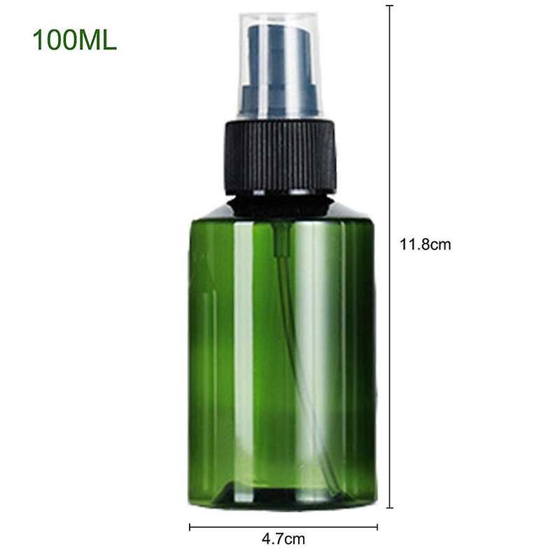 6pcs Green Pet Travel Spray Bottles 3.4oz(100ml)