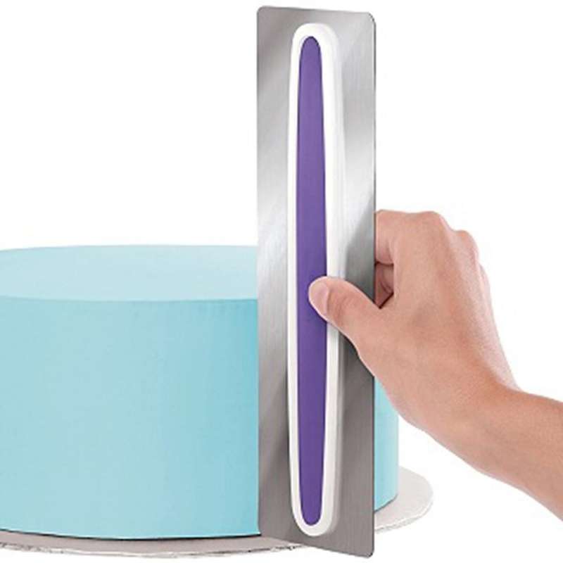 2pcs Plastic Handle Frosting Cake Fondant Spatula Baking Diy Tools