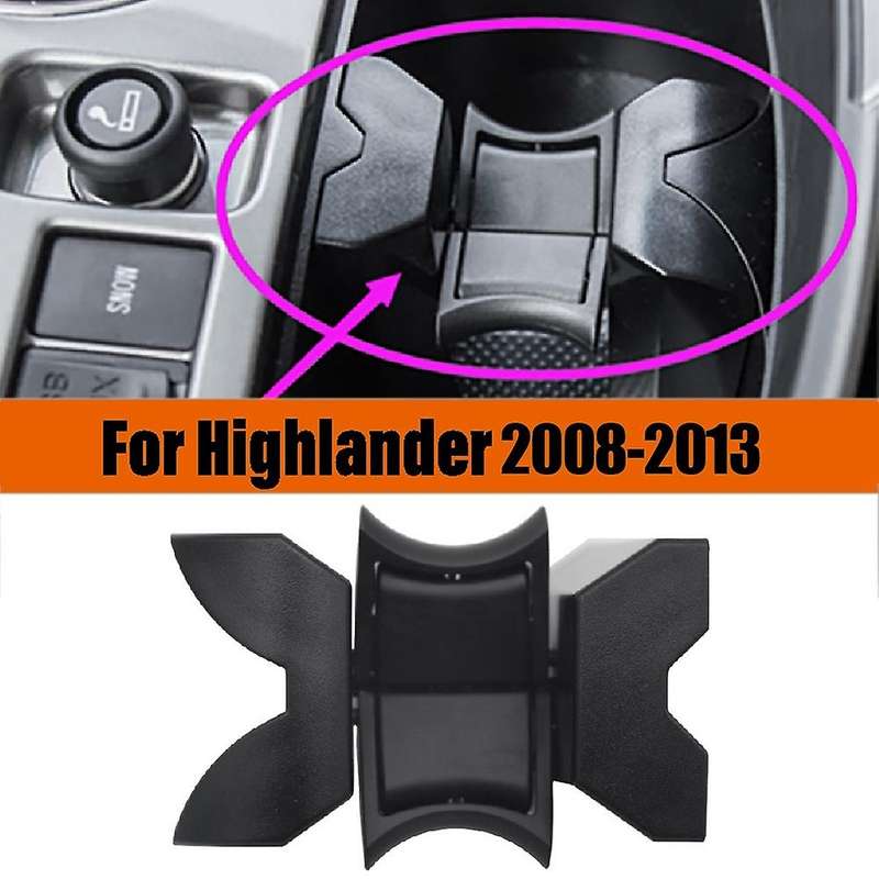Center Console Cup Holder Insert Divider for Toyota Highlander