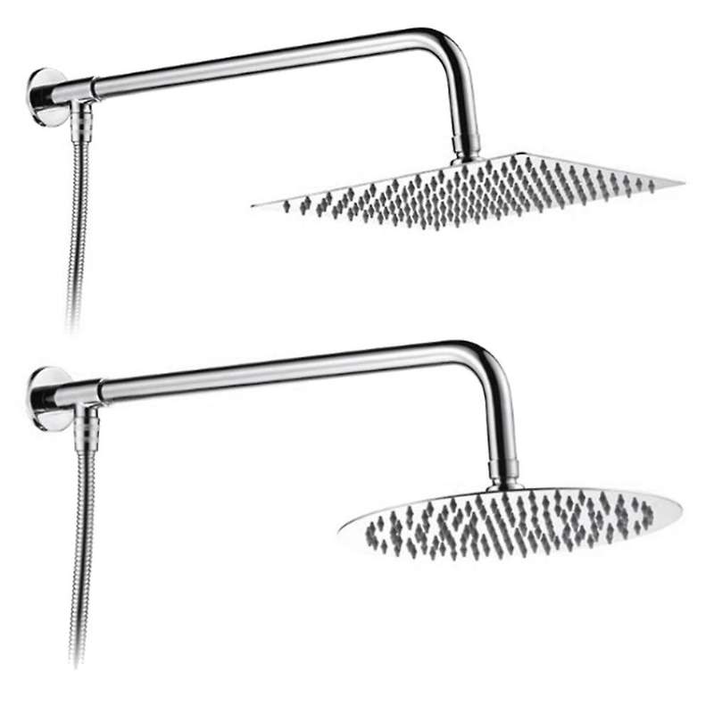 High-quality Stainless Steel Ultra-thin Waterfall Shower Head Round