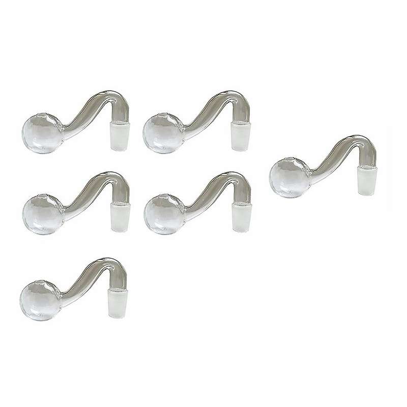 6 Pcs Hand-made Oil Lamp Burners,glass Funnel (14 Mm/ 0.56 Inch)
