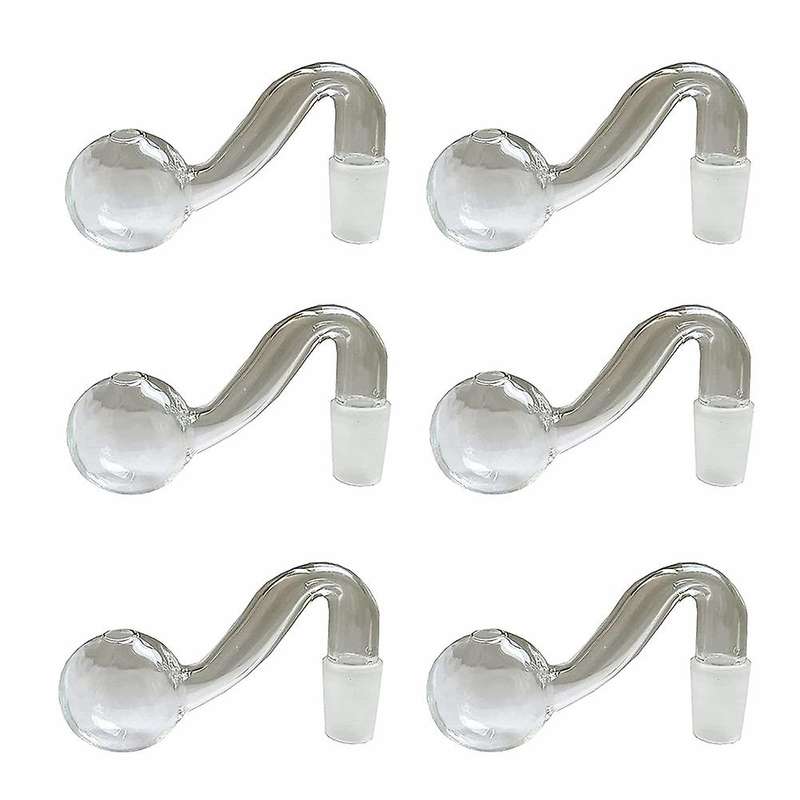 6 Pcs Hand-made Oil Lamp Burners,glass Funnel (14 Mm/ 0.56 Inch)