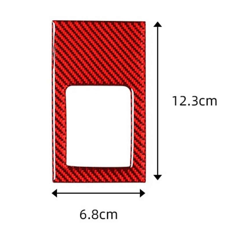 Car Rear Seat Adjustment Panel Sticker Trim for Panamera 2010-2016 B
