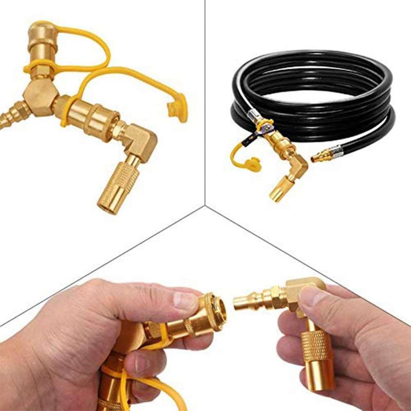 2pcs Low Pressure 1/4 Inch Male Flare Adapter Conversion Fitting