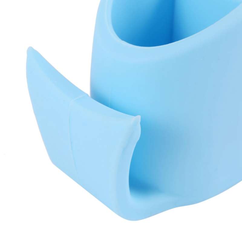 Whale Silicone Toothbrush Holder for Kids, Blue
