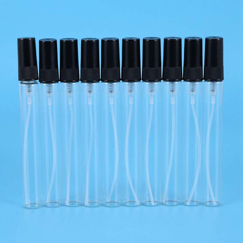 20pcs Mini Portable Glass Perfume Bottle Travel Size (10ml)