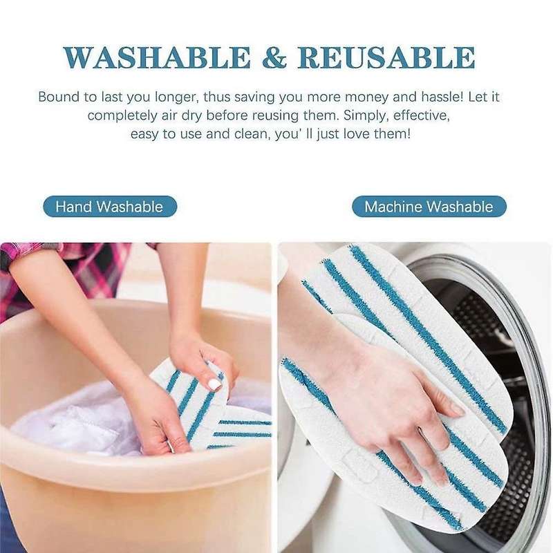 Superfine Fibre Mop Pad Cleaning Cloth for Pursteam Thermapro 10-in-1