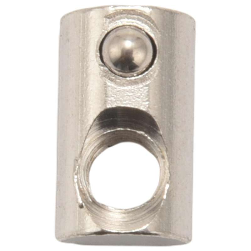 25 Pack 2020 Series M5 T Slot Nuts Roll-in Spring Ball with 6mm Slot
