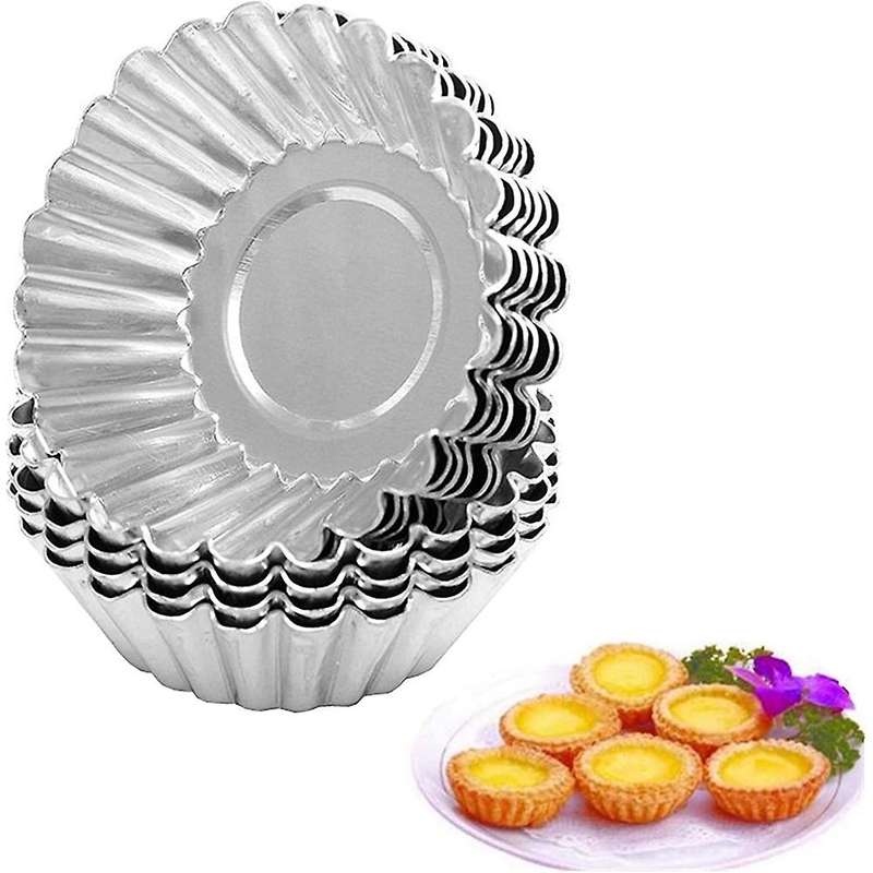 Egg Tart Mould Reusable,for Cupcake,cookie and Kitchen Baking Tools