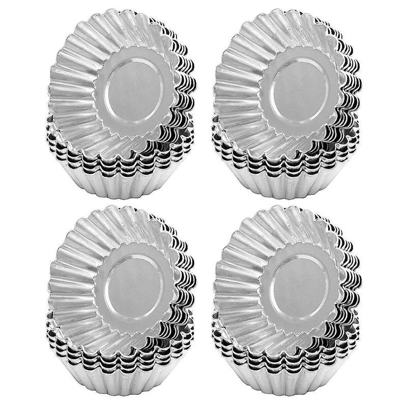 Egg Tart Mould Reusable,for Cupcake,cookie and Kitchen Baking Tools