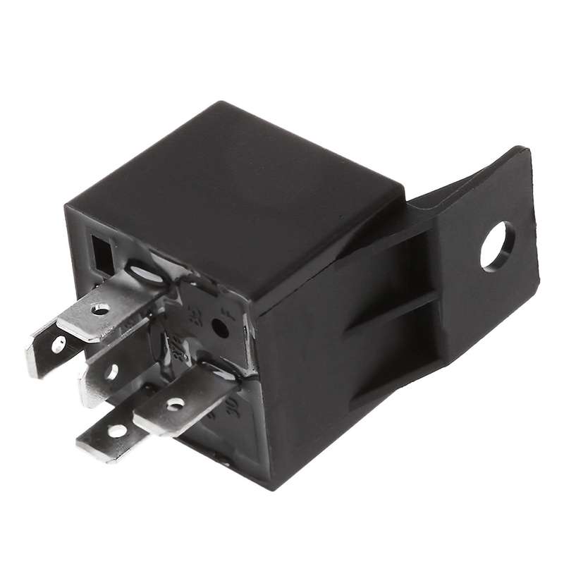 3x 12v Automotive Changeover Relay 40a 5-pin with Socket Holder