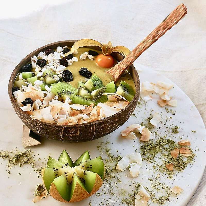 Bowl Wooden Fruit Bowl Handicraft Decoration Creative Coconut Bowls
