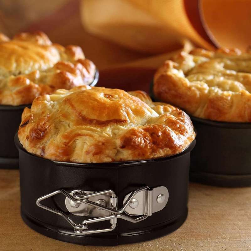 2 Pack 4inch/7inch Non-stick Springform Cake Pans,baking Pans Set